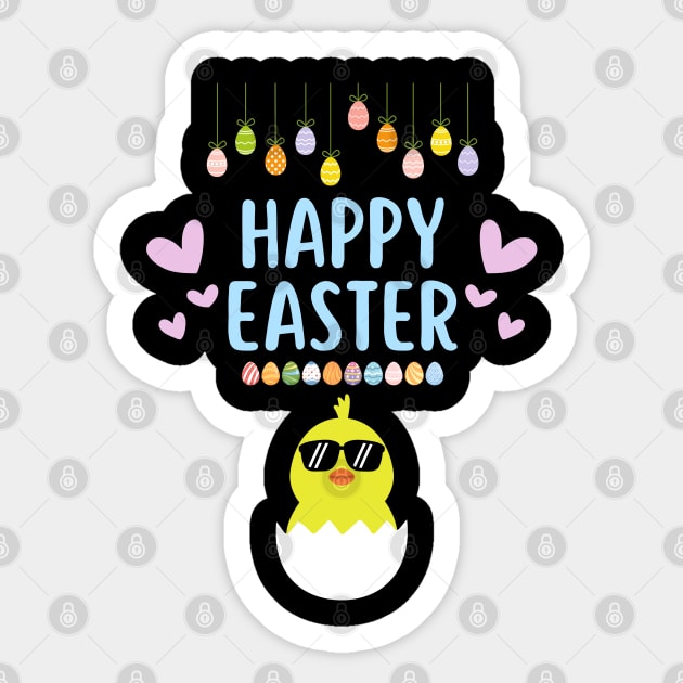 HAPPY EASTER Sticker by JK Mercha